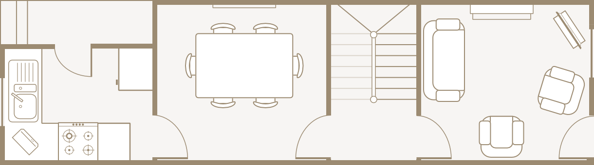 Holly Howe Cottage Gound Floor Plan